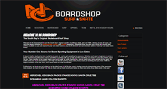 Desktop Screenshot of ncboardshop.com